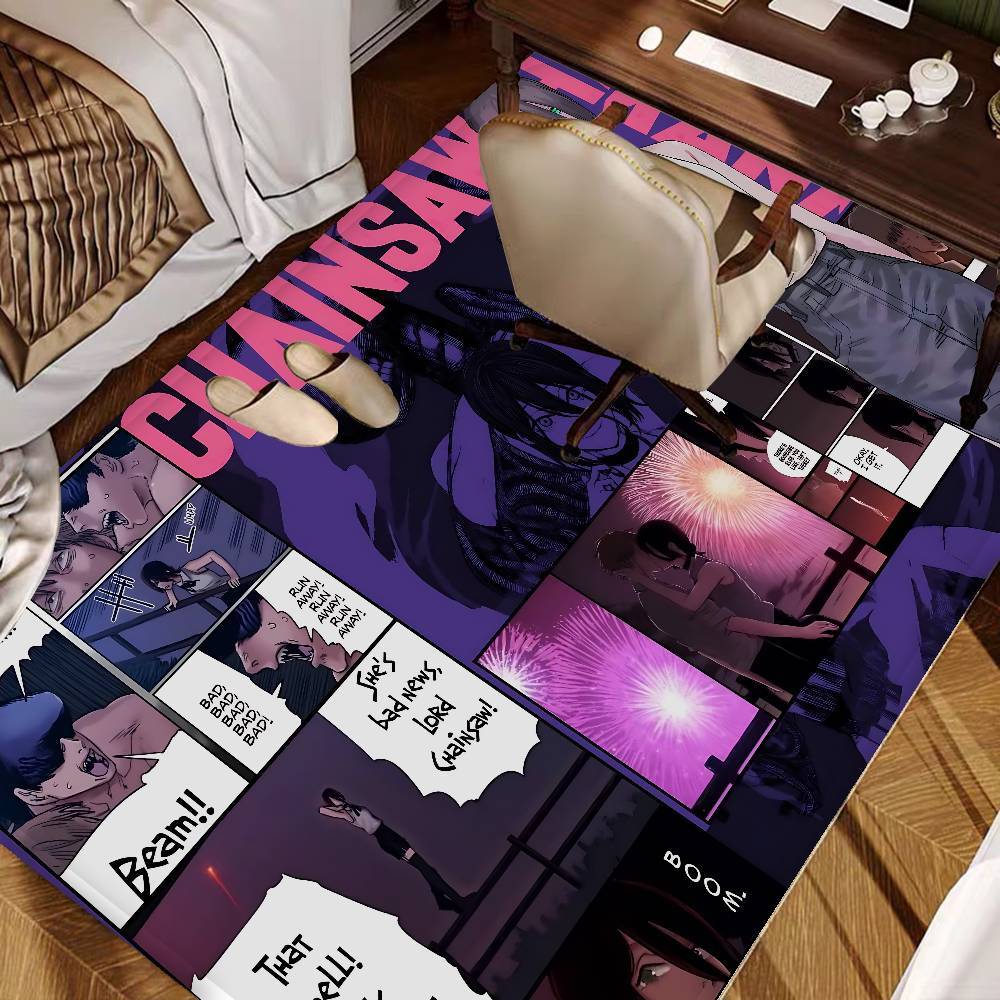 Chainsaw Man The Movie Reze Arc Door Mat Nordic Style Bedroom Living Room Doormat Home Balcony Anti-Slip Alfombra