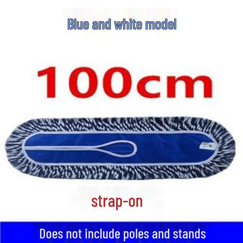 Flat Mop Replacement Cloth - Dust Mop Head Cover, 90cm Large Cleaning Pad