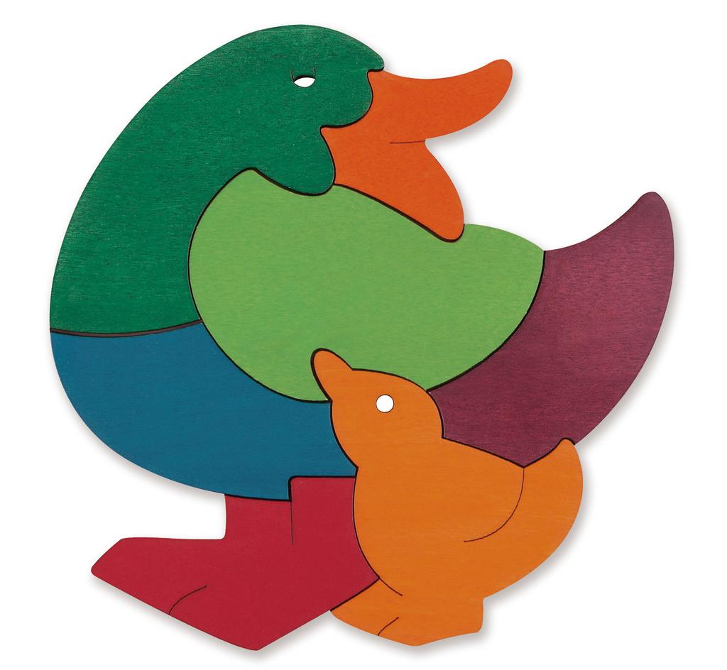 George Luck Puzzle Colorful Puzzle Duck GL6501