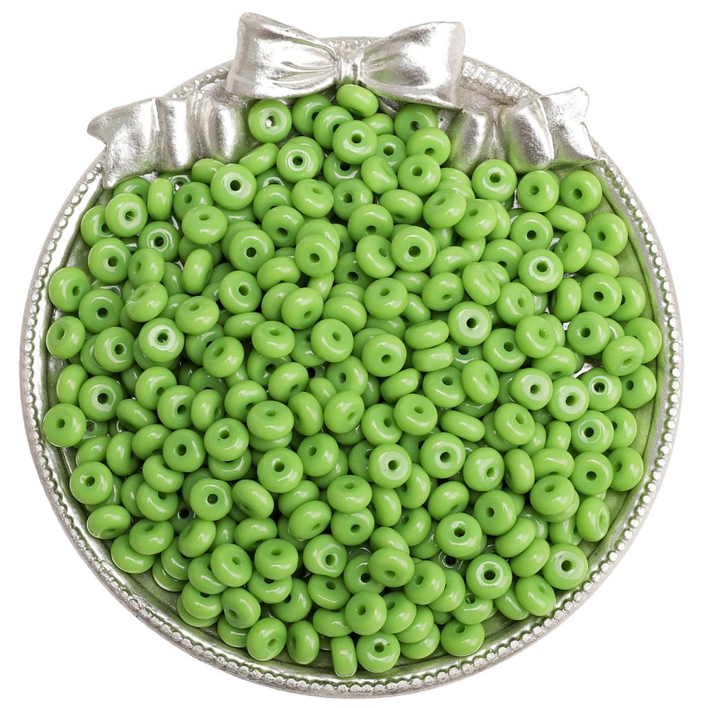 High quality wheel bead glass rice bead DIY jewelry accessories handmade beaded bracelet material