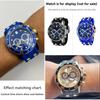 26mm Invicta Russian Diver Watch Band - Silicone Rubber Strap with Metal Pellets, Professional Diver Bracelet  for Men/Women