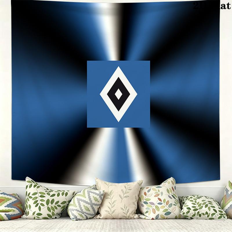 Hsv Bilder Logo Wall Tapestry Aesthetic Wall Hanging Printed Fabric Blanket Decorative Tapestries for Bedroom Living Room Home Decor