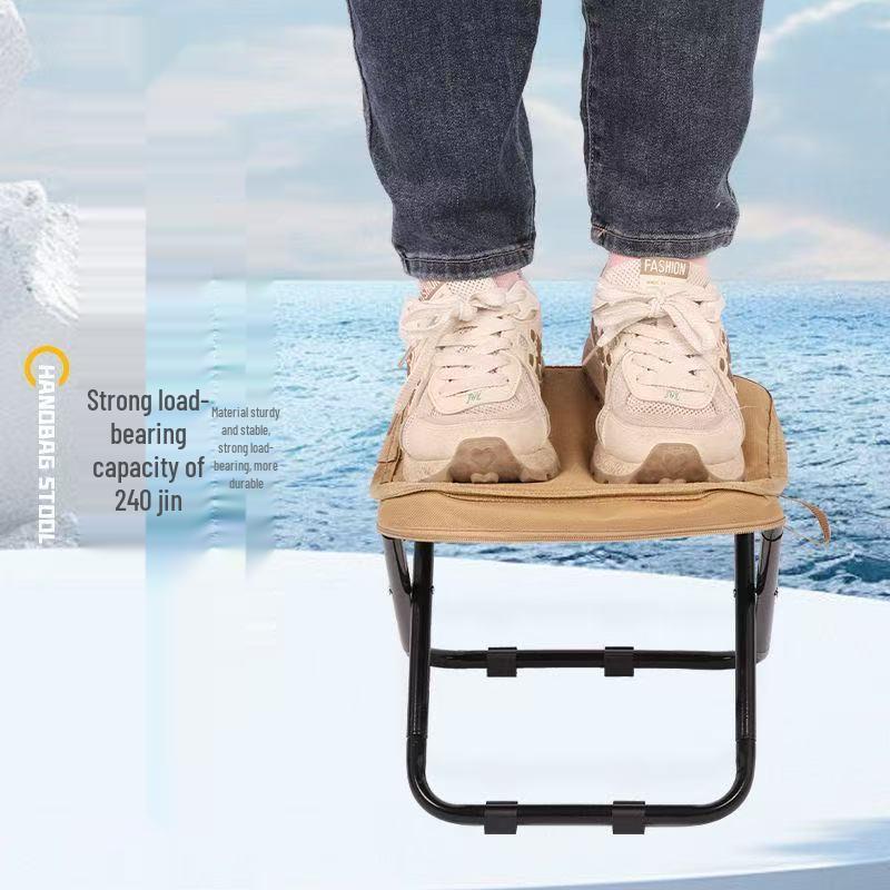 Portable Ultralight Folding Stool: Outdoor Camping Picnic Chair & Handbag