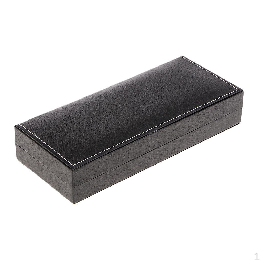 

Case Jewelry Storage Organizer Box Portable PU Leather with Velvet серебряный