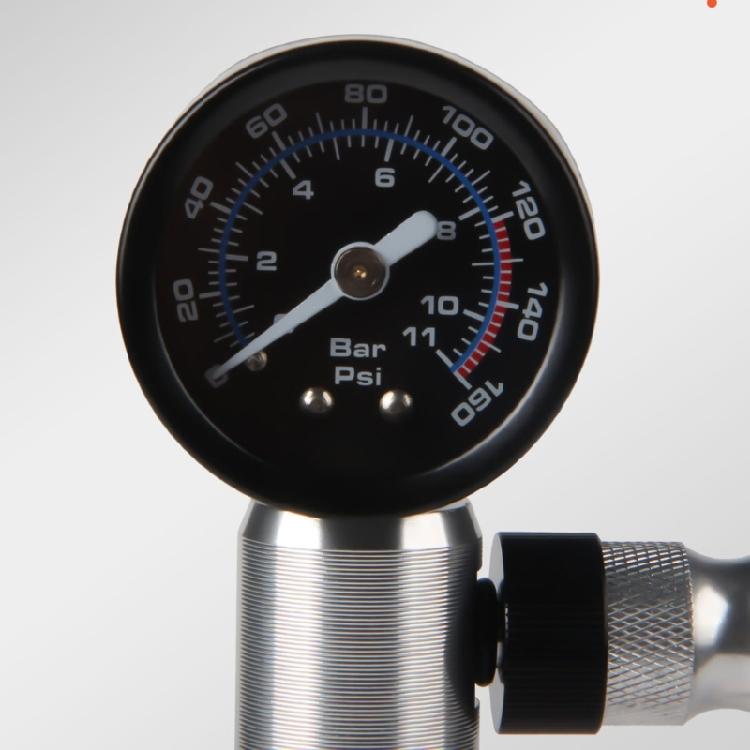 Small Portable Road Bike Hand Pump 160PSI Cycling Tire Inflator Bicycles Tire Pump with Gauge Cycling Accessories
