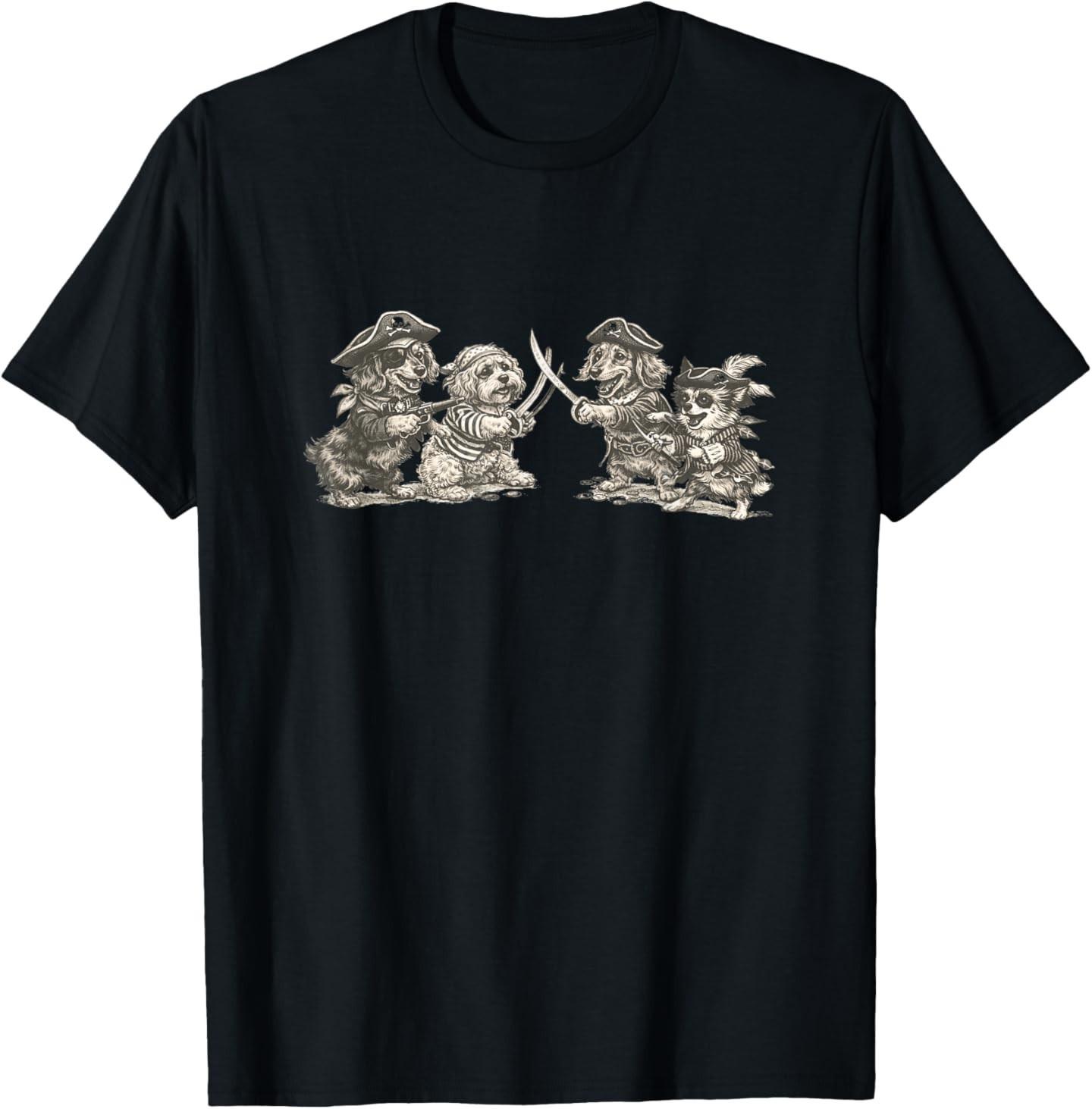Gasparilla Pirate Dogs Tampa Festival Graphic T-Shirt S разноцветный