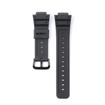 16mm Wasserdichtes Ersatz-Uhrenarmband für CASIO G-Shock GW-M5610, DW-560057006900 (Schwarz)