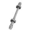 Durable Length 140mm 180mm Bike Wheel Hub Axle 6000 Bearing Sliver Solid Shaft Lever Metal Front Rear Hub Axle Bike Repair