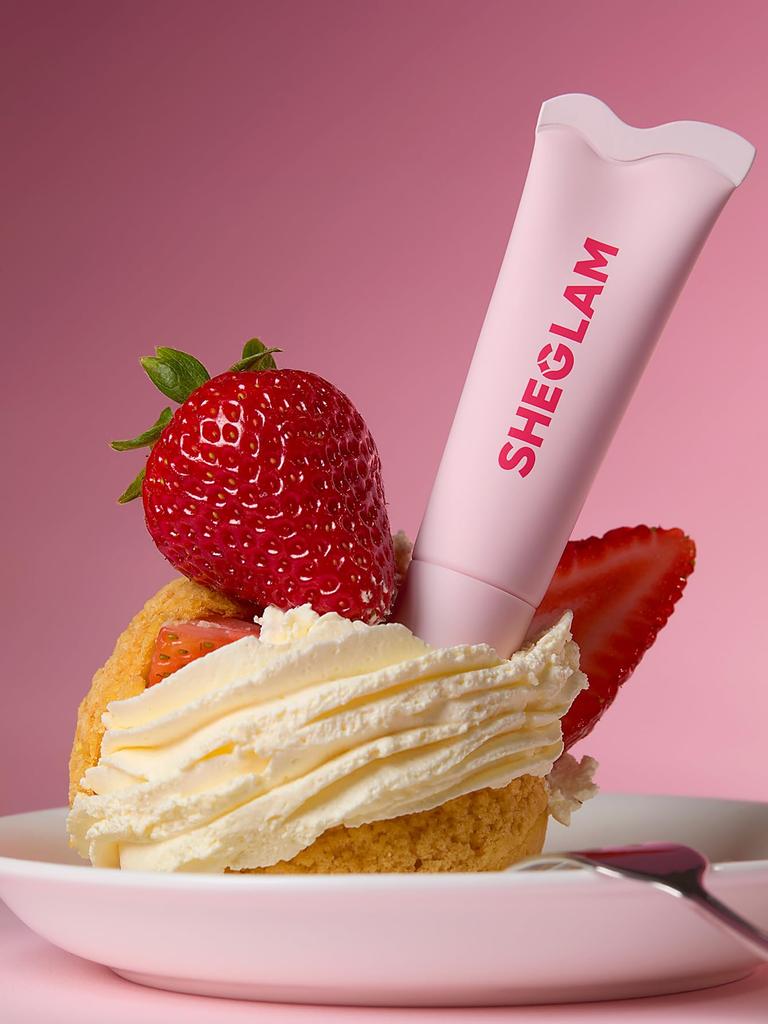 SHEGLAM Crystal Glaze Lip Moisturizing Crystal Sweet Scent Gloss, Jelly, Shine, 8-Hour Lasting, (Strawberry Milk)