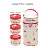 Kirschblüte 304 Edelstahl Isolier-Lunchbox-Set