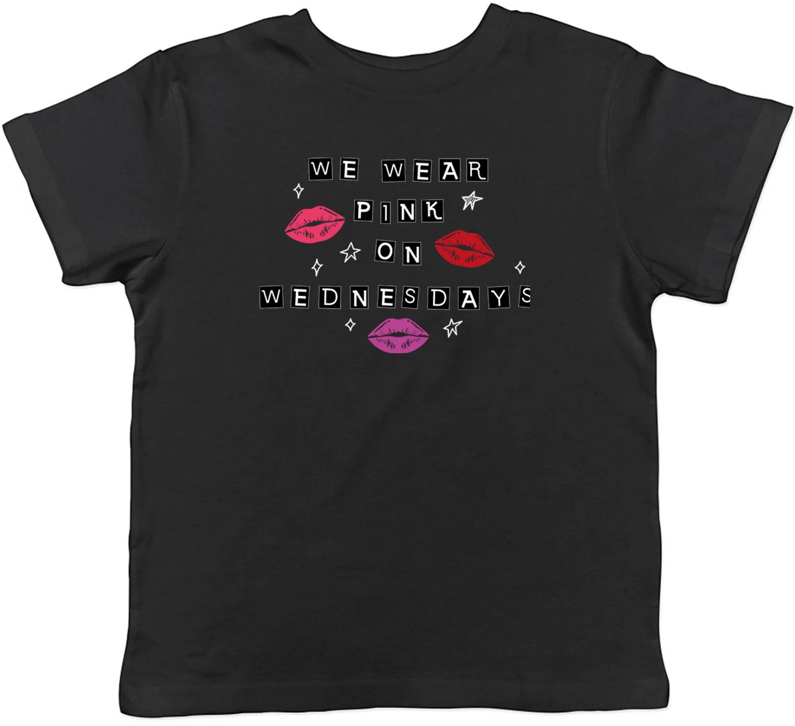 We wear Pink on Wednesdays Kids T-Shirt Childrens Boys Girls Gift 110