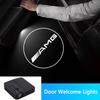 Carbon Fiber 2PCS Car Door Lights Door Lights Logo Projector Door Welcome Light For Mercedes Benz C180 C200 C260 C300 W108 W124 jjj1