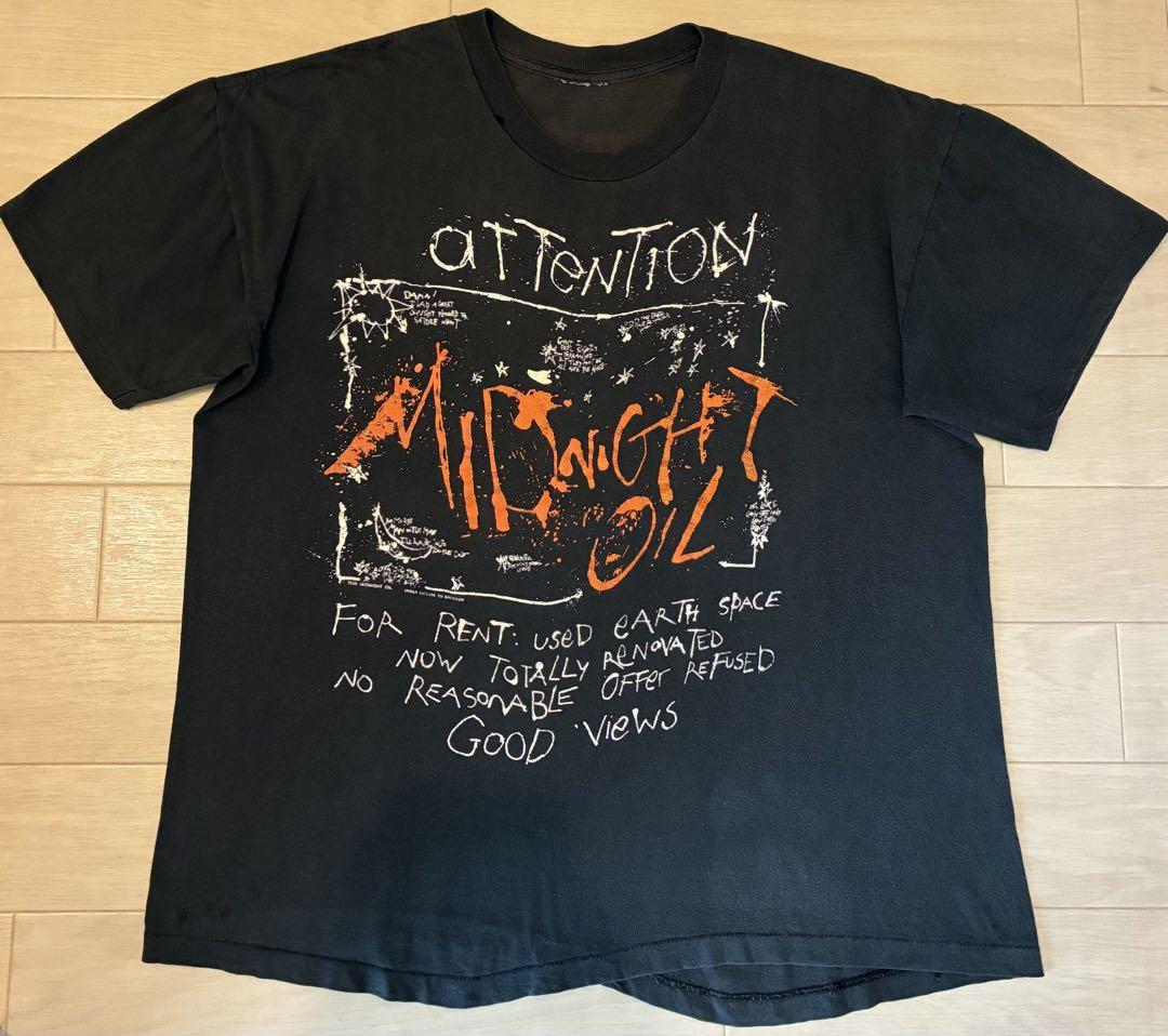 

[Б/У] Винтажная футболка Midnight Oil 1989 года