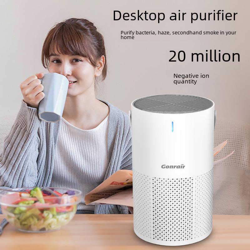 Best-Selling Desktop Air Purifier: Touch Control Odor, Smoke & Dust Removal, Popular In Europe, America, Japan.