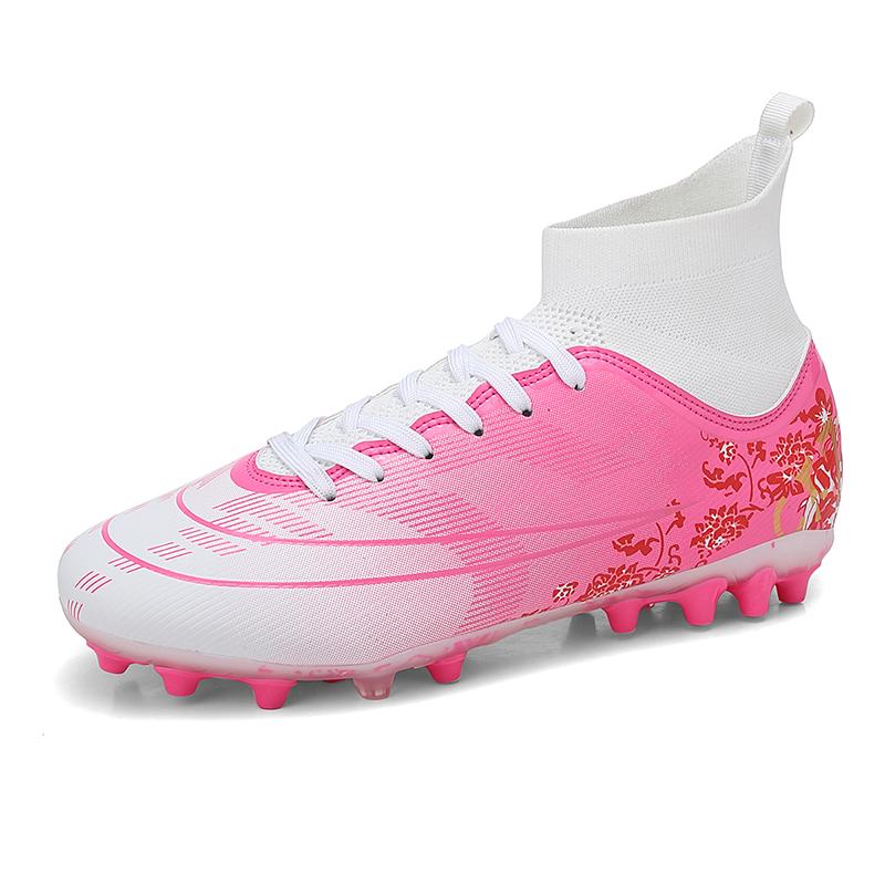 New Summer Football Shoes Long Spike Grass Football Shoes Training Competition Low Top Spike Sports Shoes For Men 32-45