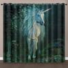 High Density Blackout Curtains Cartoon Animal Cute 3D Digital Printing Blackout Curtains