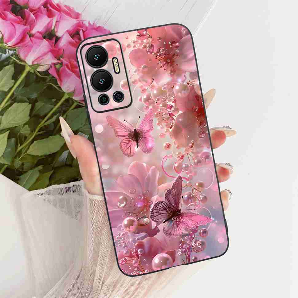 For Infinix Hot 12 Case 2022 Animal Painted Cover Soft Silicone Phone Case For Infinix Hot 12 Hot12 X6817 X6817B Shell