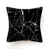 Nowa czarno-biała marmurowa poszewka na poduszkę Ultra miękka poszewka na poduszkę lędźwiową Sofa siedzisko Poduszki dekoracyjne Dom,(1)