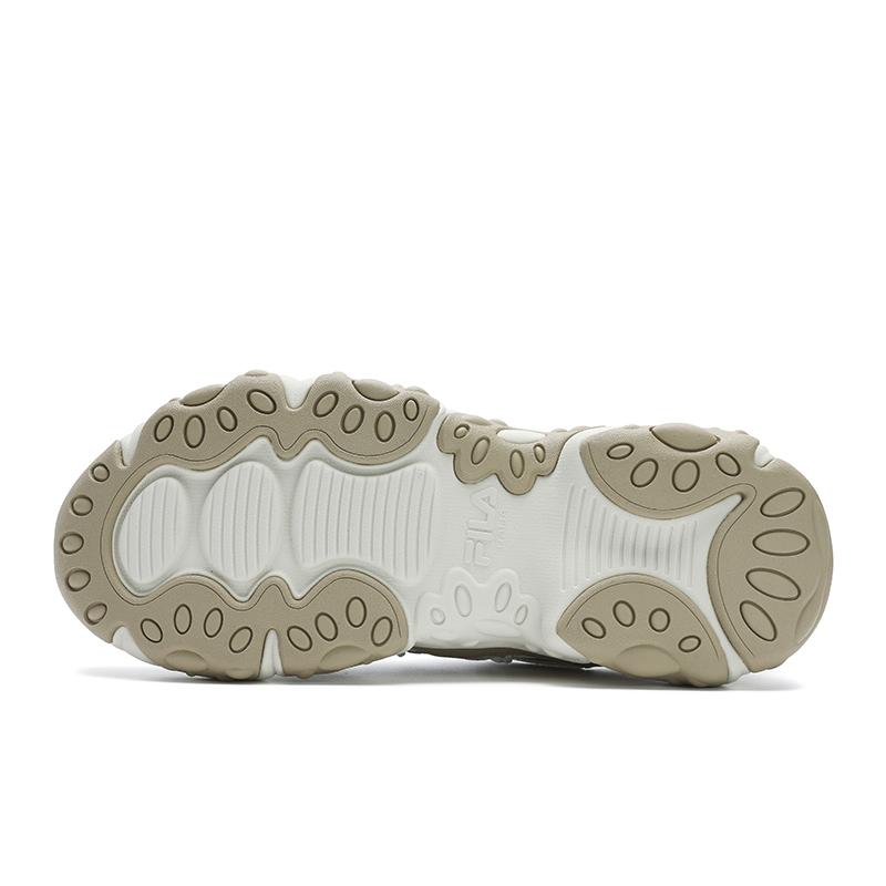 FILA Fluid 6 Cat Paw 6 Trendy Fashion Versatile Low-Top Running Shoes Men sneaker White Brown F12M532105FNP