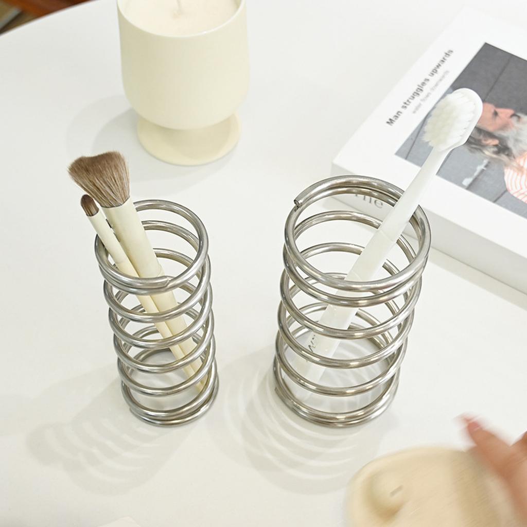 Platzsparendes Kreisdesign Zahnbürstenhalter Robuster Metall-Zahnbürstenhalter für Zuhause, Badezimmer, Hotel, Reisegebrauch