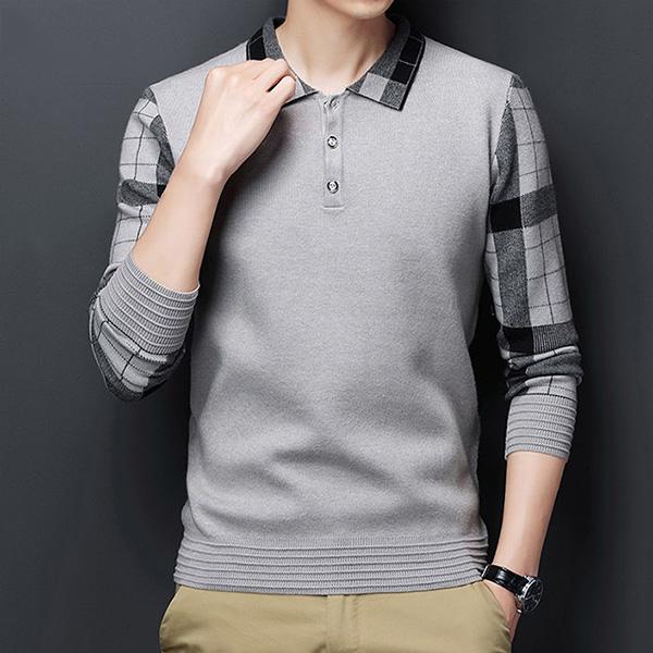Spring and Autumn Men's Wool Sweater 