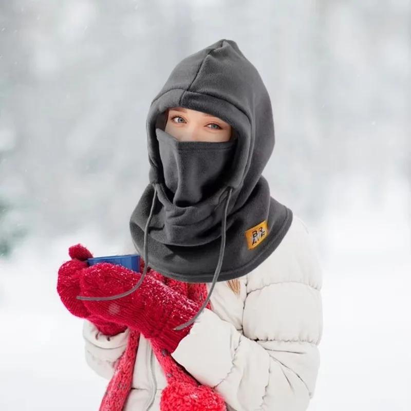 Winter Warm Hat with Mask and Neck Warmer 3-in-1 Windproof Balaclava ForMen and Women Masked Hat Cycling Cold Weather Protection