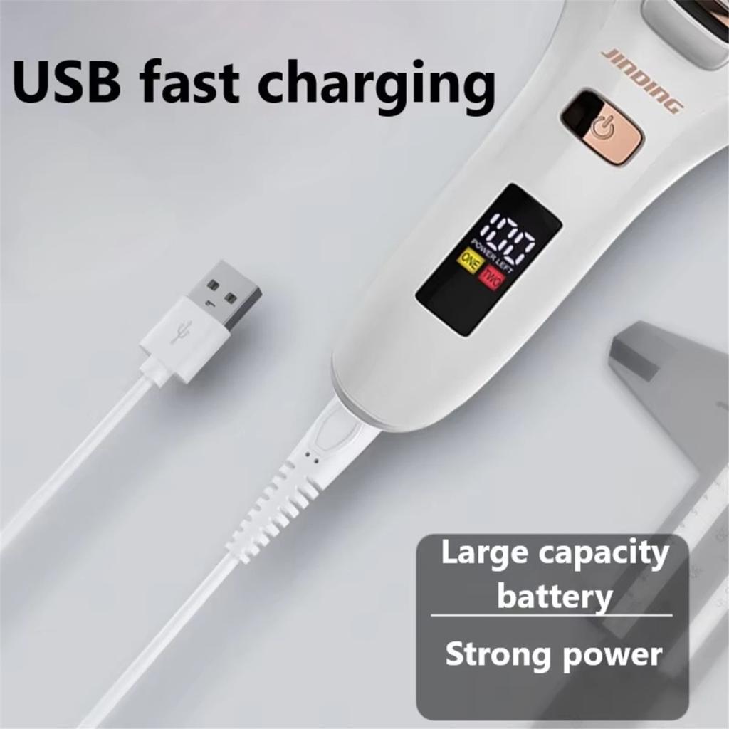 2 Speeds Electric Rechargeable Foot File Waterproof Eliminate Feet Calluses Electric Pedicure Foot Sander