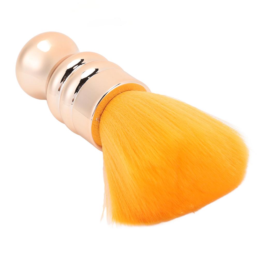 Neck Duster Brush Ergonomic Handle Soft Nylon Bristles Gentle Neck Hair Cleaning Dusting Brush for