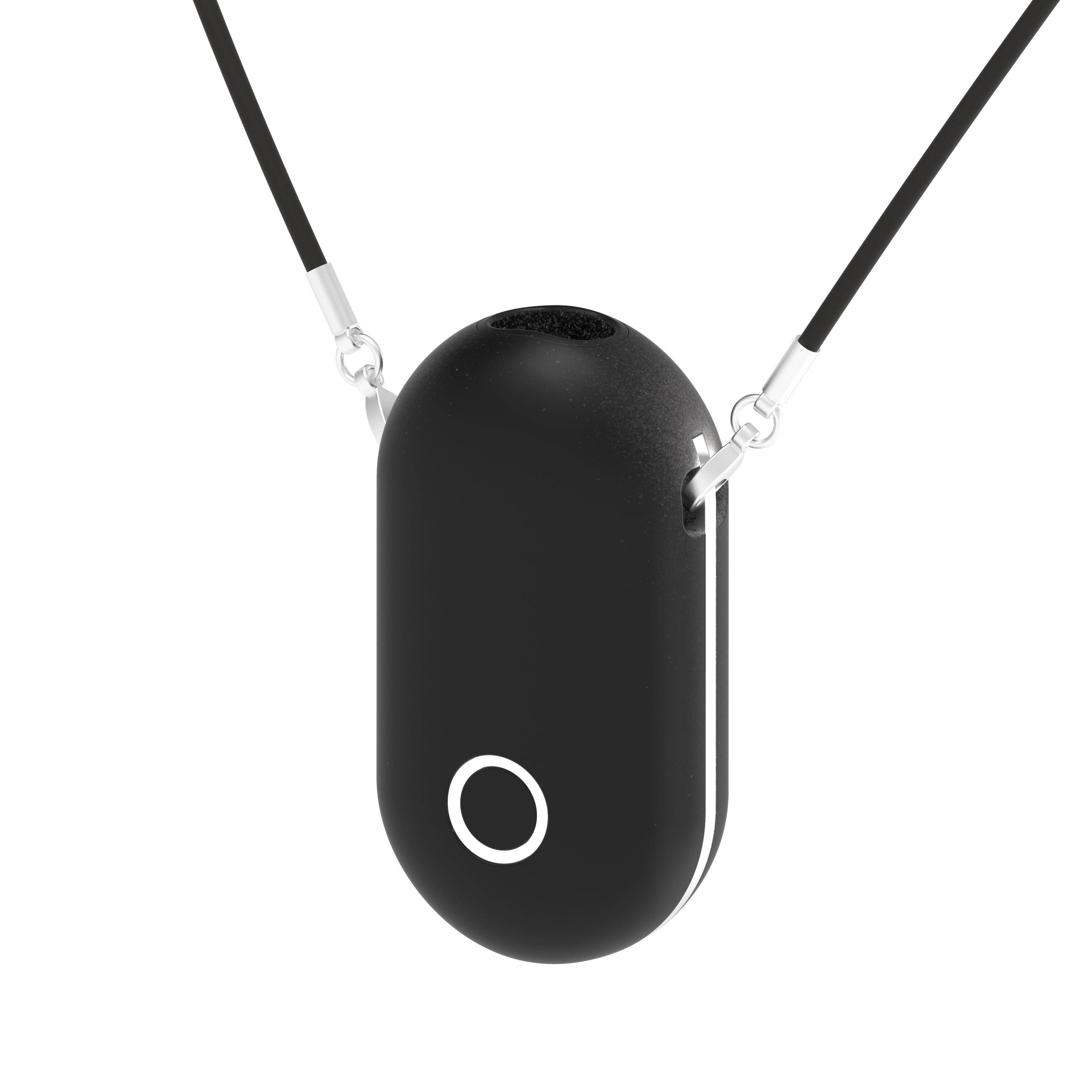 

Portable Air Purifier Necklace – Personal Wearable Ionizer with Negative Ions, USB Rechargeable Mini Air Cleaner – Great Gift for Women and Men чорний