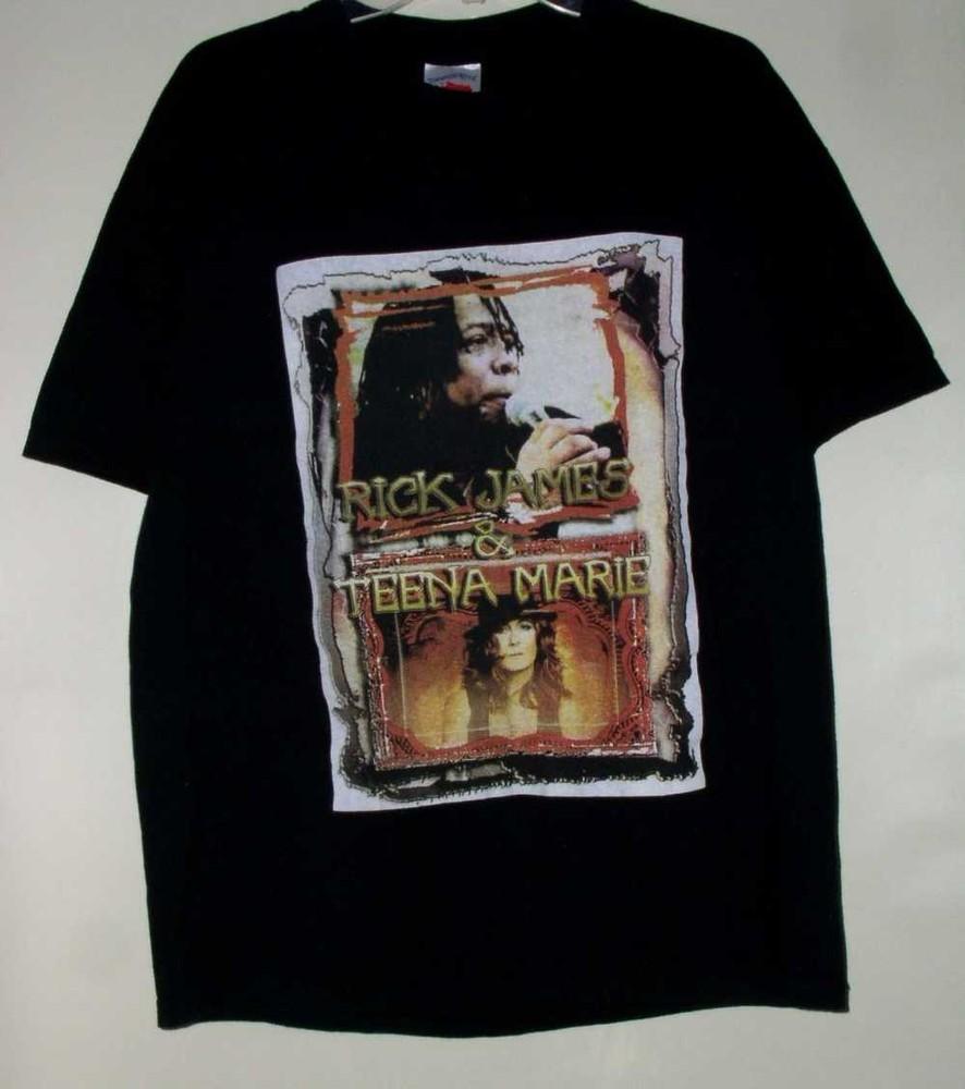 

Rick James Teena Marie Concert T-Shirt 100% Cotton Tee All Size S-4XL CO026 Unisex T-Shirt XXXXL