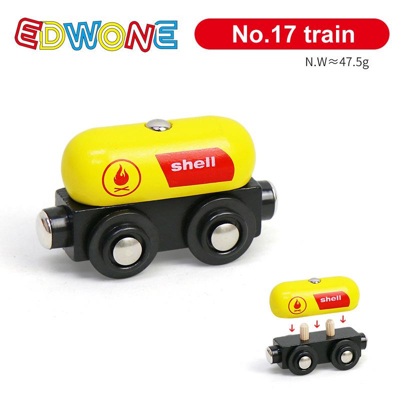 1pcs Magnetic Train Toys Wooden Train Locomotive Car Truck Railway Accessories Fit for Wooden Tracks Toys for Kids Gifts