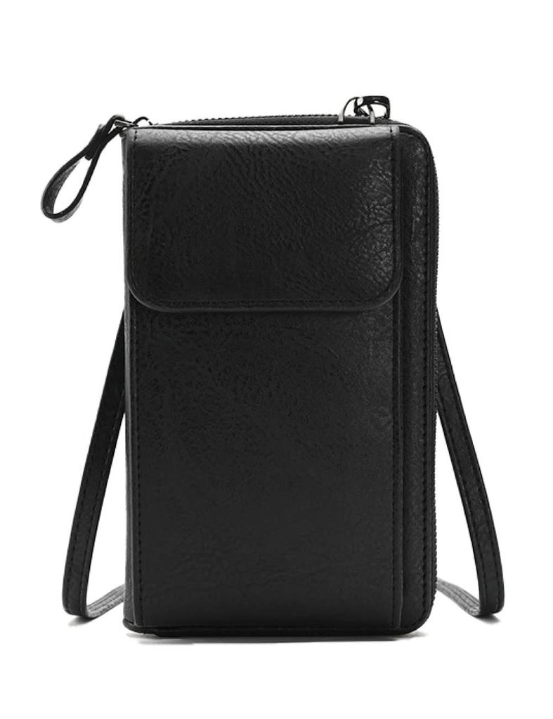 FairyPomu Smartphone Shoulder Bag, Smartphone Pouch, Wallet Shoulder Bag, Wallet, Crossbody Smartphone Pouch, Lightweight, Small, for Men and Women