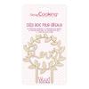 Wooden Cake Topper - Love - 12.5 X 11 Cm - Food Safe - Elegant for Desserts