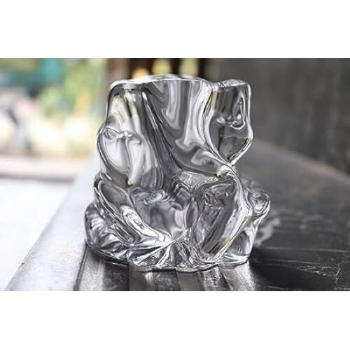 Statua Trasparente di Ganesha Ganesh Ganpati Showpiece Spirituale Idolo per Puja Ufficio JL156220247092