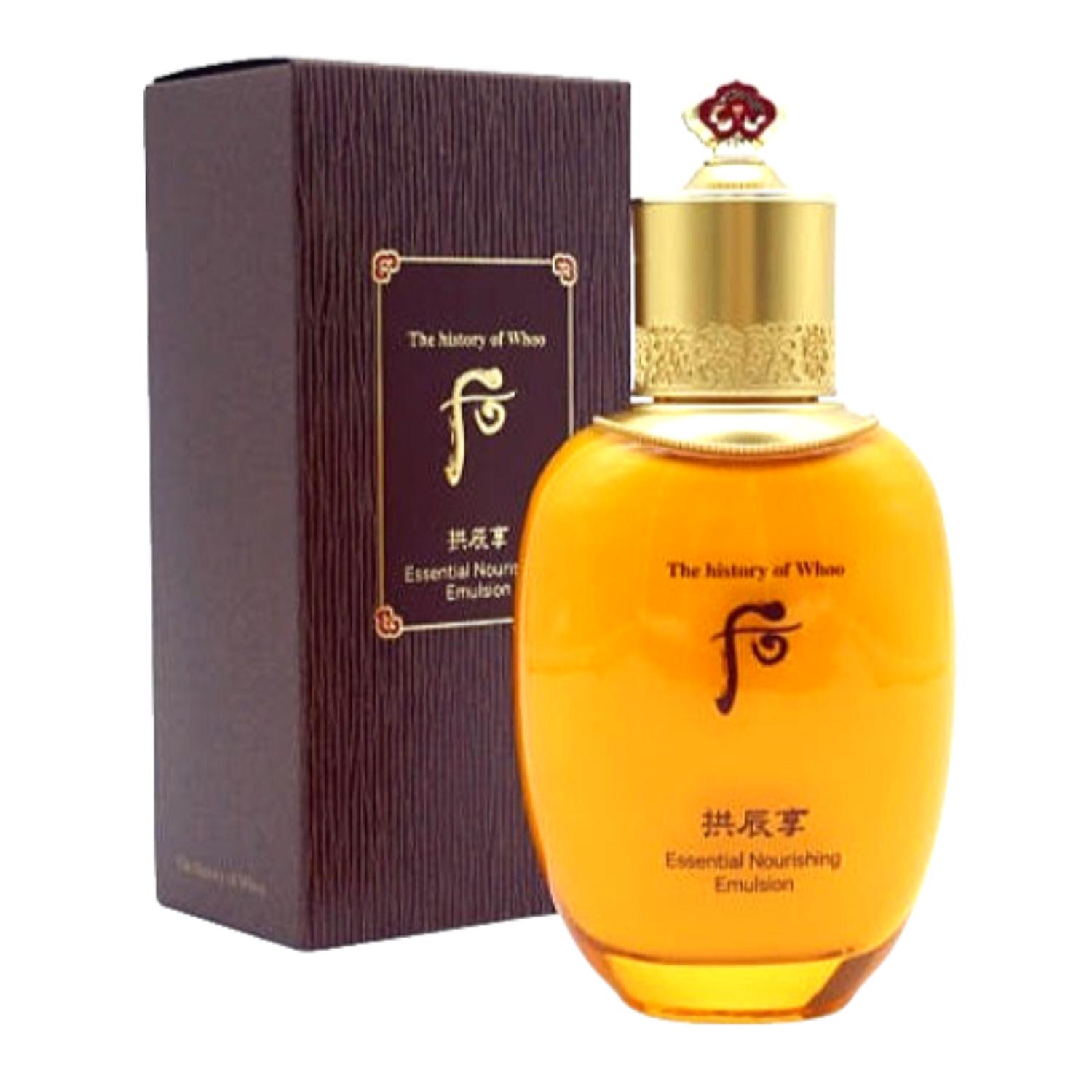 

The History of Whoo Gongjinhyang Essential Moisturizing Emulsion 110ml | Korean Herbal Hydrating & Nourishing Lotion 110ml