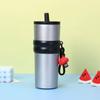 316 Stainless Steel Portable Thermos Cup with Giant Straw for Coffee or Ice Water
