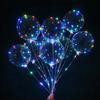 10pcs/set of LED transparent luminous balloons (excluding internal power) for anniversary, wedding, birthday, party decoration