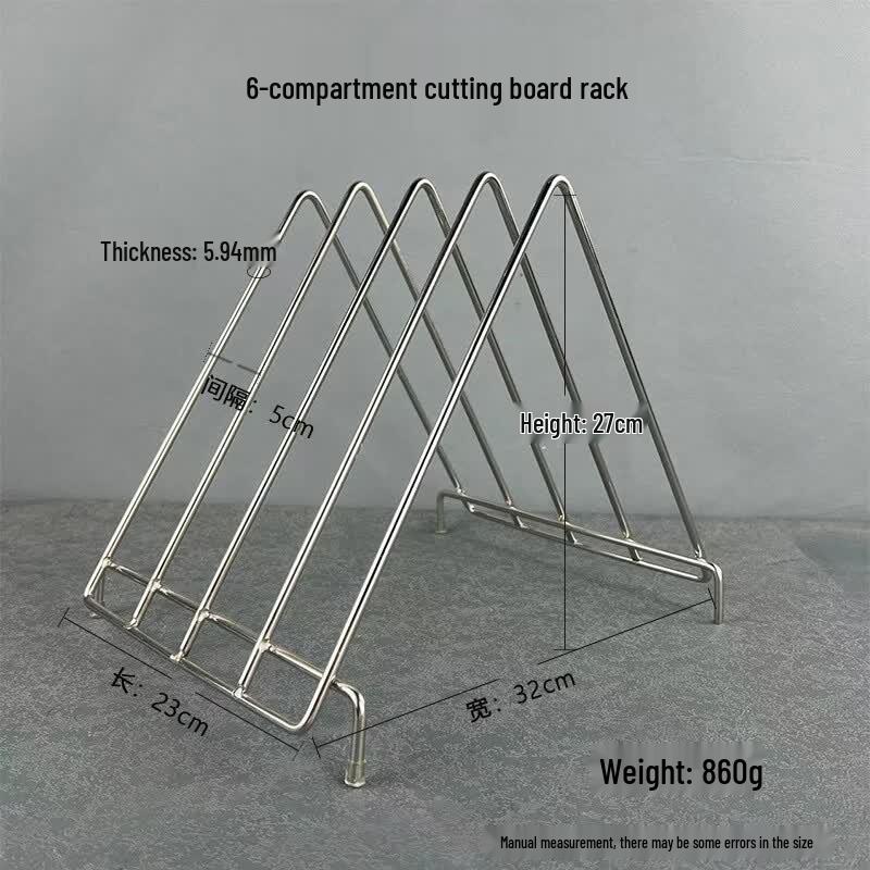 Stainless Steel Countertop Cutting Board Rack
