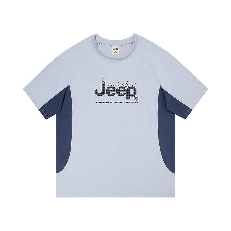 Jeep Men s Outdoor Short Sleeve Sport T-Shirt L светло-серый