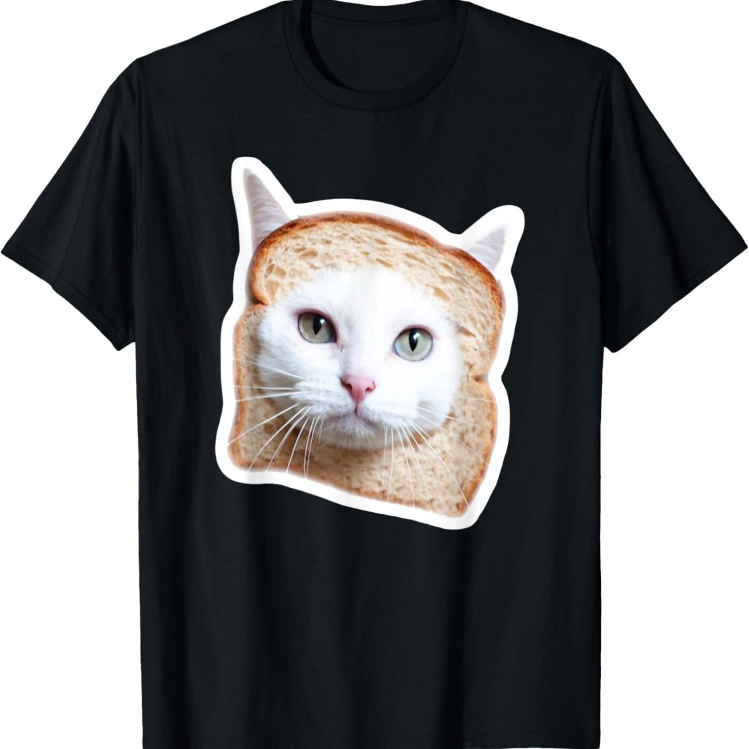 Bread Cat Funny Internet Meme T-Shirt S