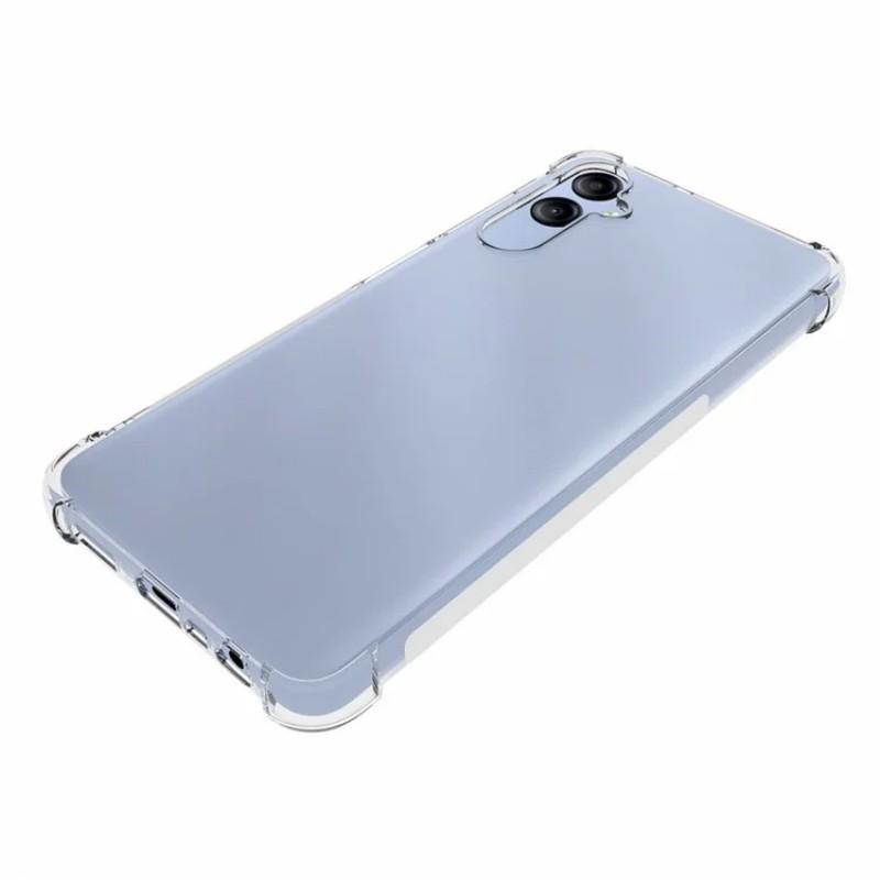 For Samsung Galaxy A05 4G Back Cover WANLONFENG TM Series 2.0mm Clear TPU Phone Case (Big Lens Hole)