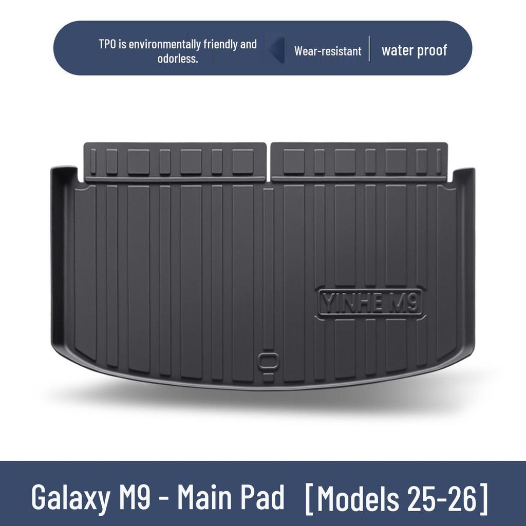 Geely Galaxy M9 TPE Rear Trunk Mat for Car Interior Modification/Decoration