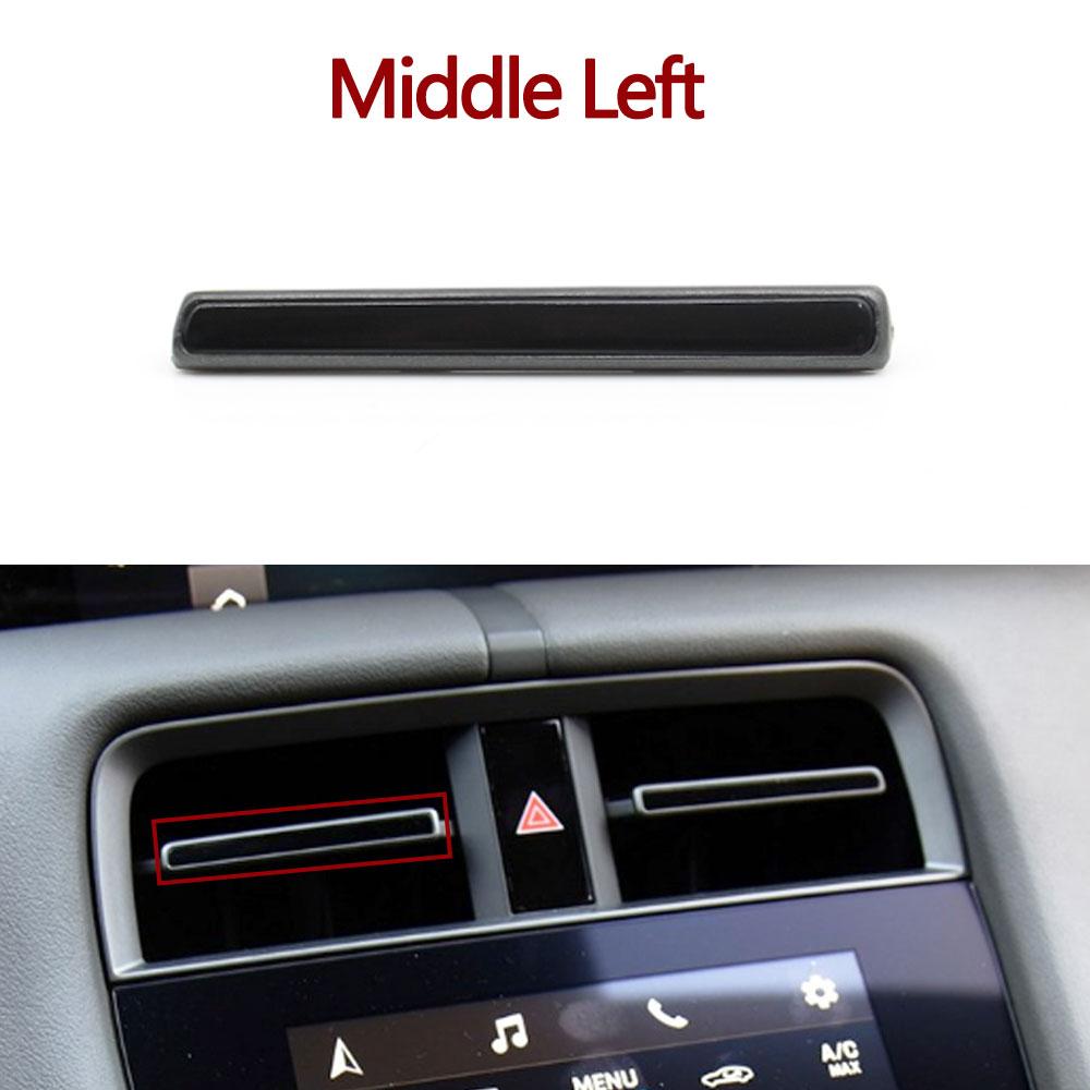 LHD RHD Car Front Air Ventilation Middle AC Vent Grille Trim Strip For Porsche Taycan 9J1 -2025 9J1819111A 9J1819111B Middle Left 1PC