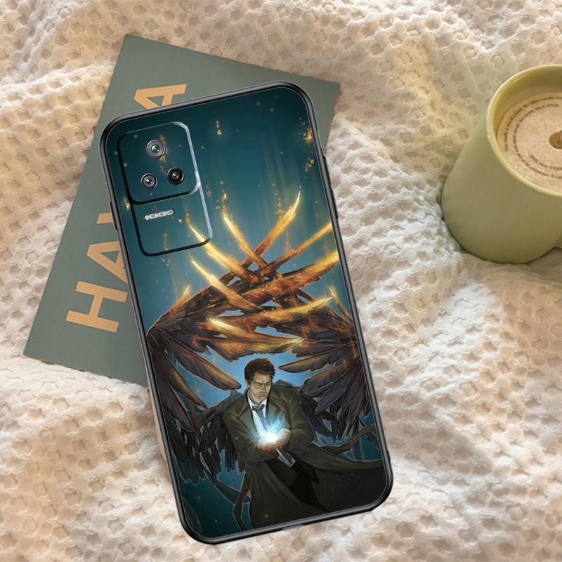 Supernatural Castiel Angel Case For Xiaomi 14T 13T Pro 11T 12T 13 14 15 Ultra POCO X7 Pro X3 X5 X6 F5 F6 M6 Pro Cover