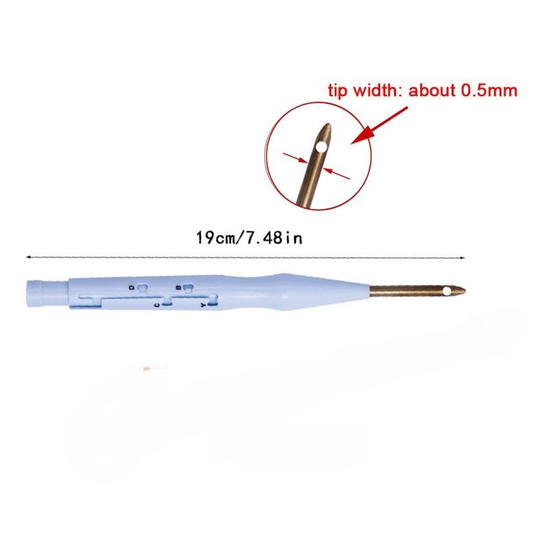 Broderi Slumpmässig Färg Kit Punch Needle Stickningsverktyg Magisk Broderinål Penna Vävverktyg Stickning Sömnadsverktyg för DIY