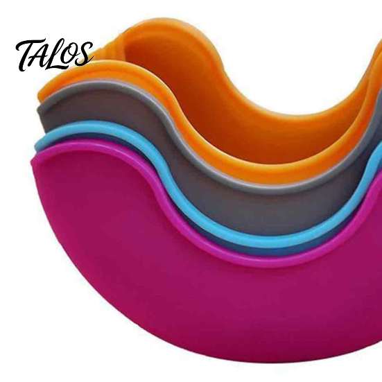 Hamburger Holder Retractable Holder, Hot Dog Fixed Box, Sandwich Burger Clip Portable Food Tray for Travel Rack, Washable Silicone French Fry