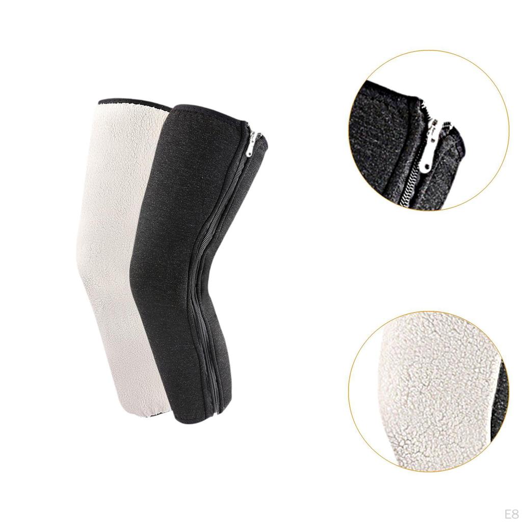 Knee Warmers Comfortable Brace for Running, Cold Weather, Sports, Cycling