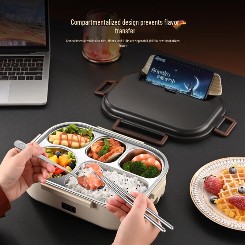 Dier Plug-in Self-Heating Divided Lunch Box