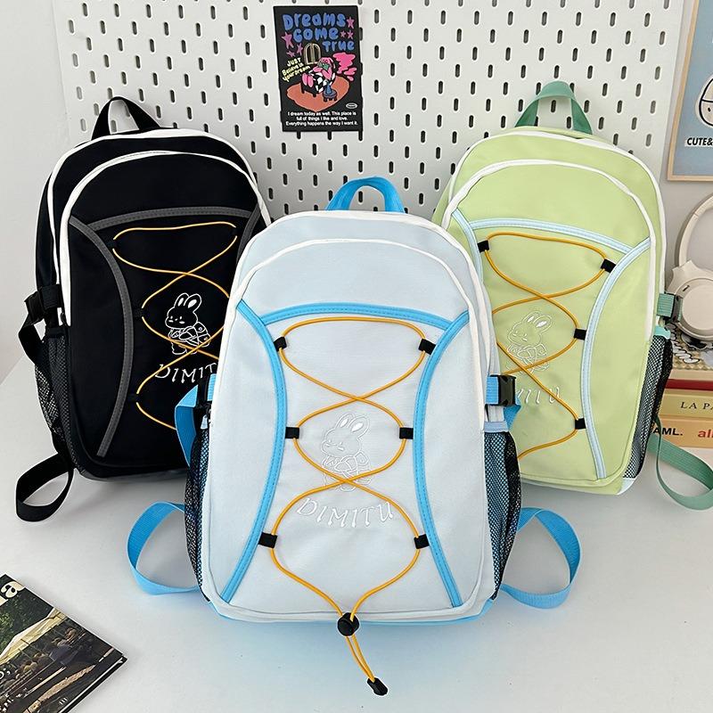 Leisure Large Capacity Junior High School Backpack New Sports Backpack Travel Backpack