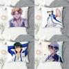 The Prince of Tennis Doublesided Printed Square Decorative Cushion Cover for Sofa Living Room Home Decor